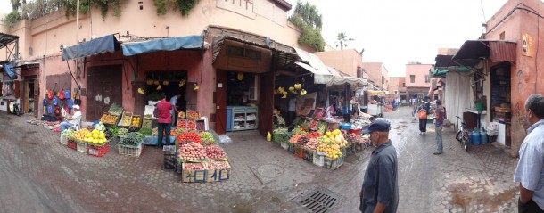 streets of marrakech morocco 