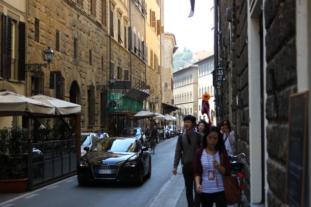 Streetside in Florence Italy 