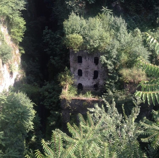 Stumbled across this building in Sorrento Italy Not sure what it used to be or why it was so secluded from everything else in the city
