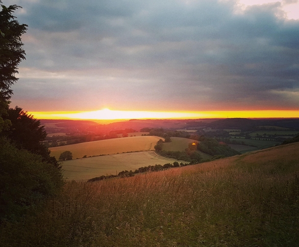 Stunning Sunset at Busterhill Hampshire UK