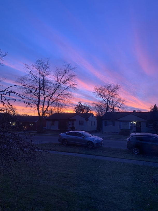 Stunning sunset in Michigan