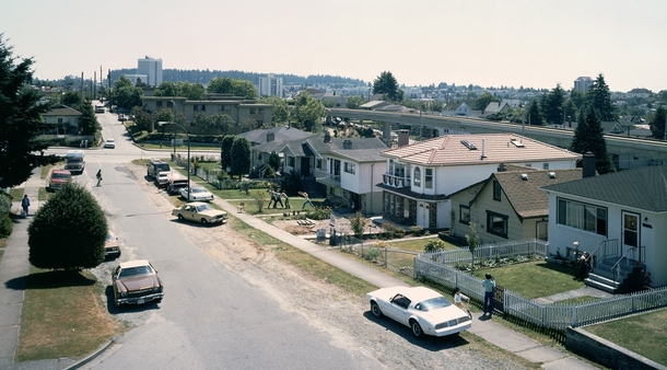 Suburbs of Vancouver in  by Jeff Wall 