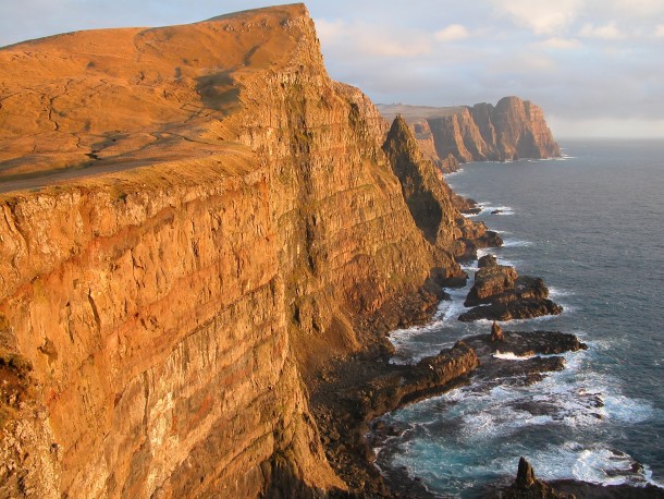 Suduroy West Coast in Faroe Islands 