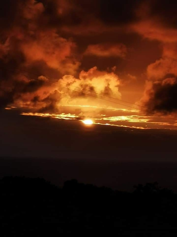 Sun setting over the Atlantic Southwest Ireland
