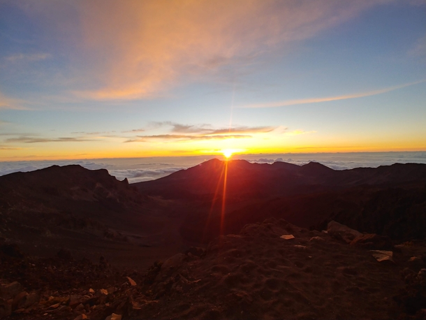 Sunrise at Haleakal OC  x 