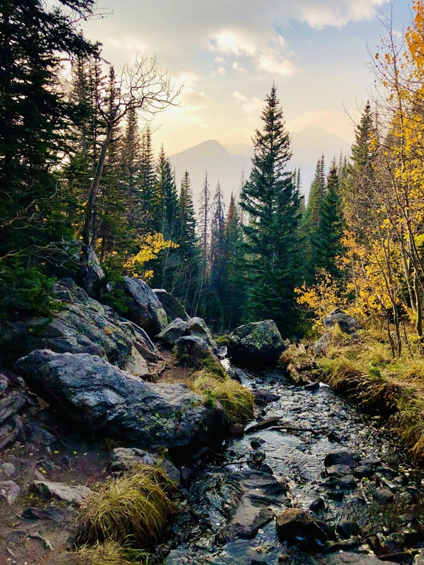 Sunrise at Rocky Mountain National Park 