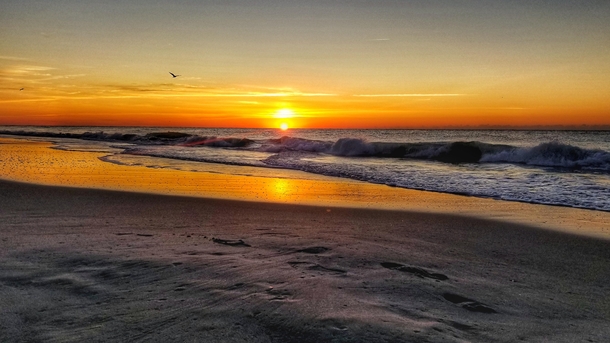 Sunrise at the beach North Myrtle Beach South Carolina 