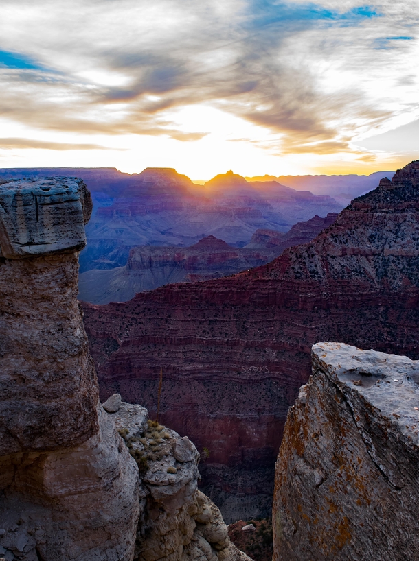 Sunrise at the Grand Canyon Mathers point 