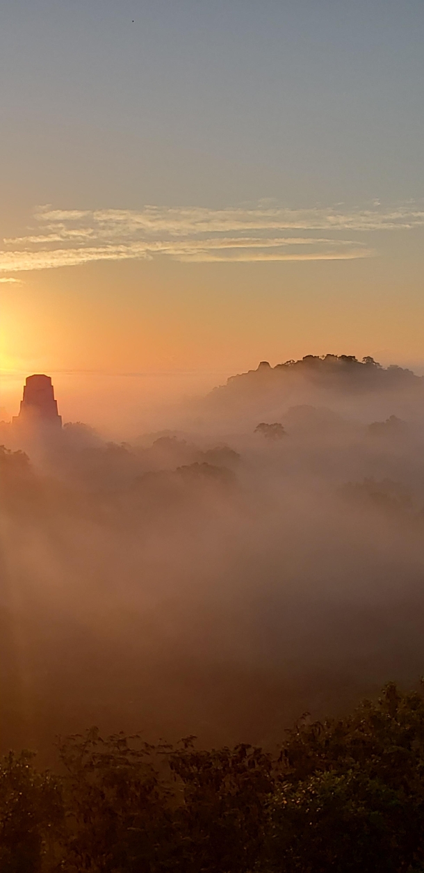 Sunrise at Tikal 