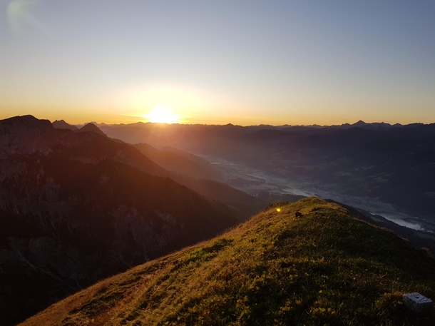 Sunrise in Austria Ramsau 