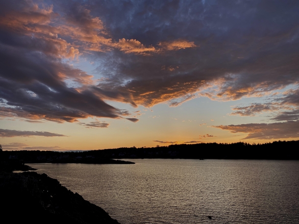 Sunrise in Orrs Island Maine