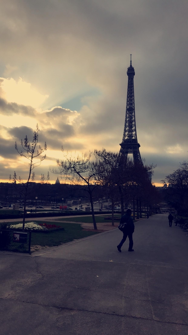 Sunrise in Paris France 