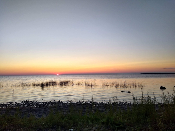 Sunrise in Saaremaa Estonia 