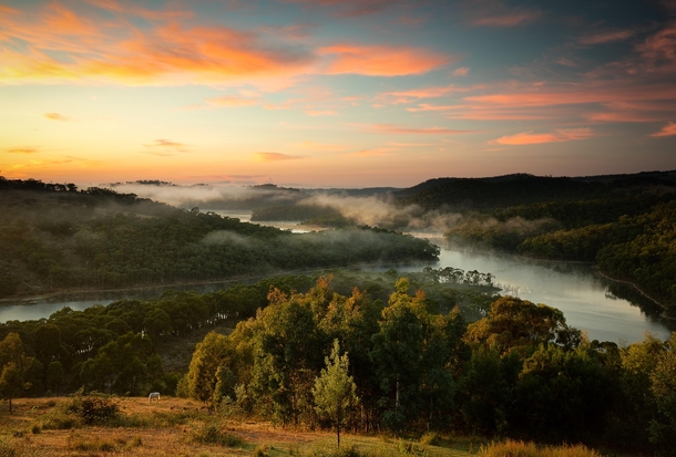 Sunrise in the Blue Mountains Australia 