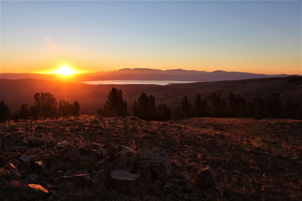 Sunrise in the Eastern Sierras California 