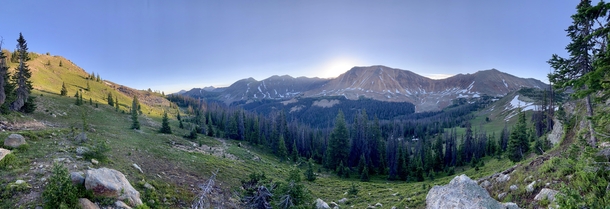 Sunrise in the Never Summer Wilderness of Colorado 