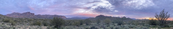 Sunrise in the Superstition MountainsOCRes  x 