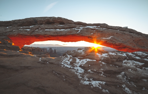 Sunrise - Mesa Arch Canyonlands National Park Utah 