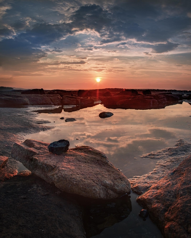 Sunrise on Mount Desert Island - Maine - USA 