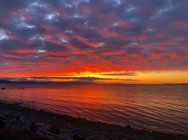 Sunrise on Vancouver Island 