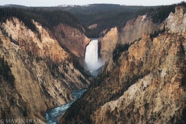 Sunrise over The Grand Canyon of The Yellowstone 