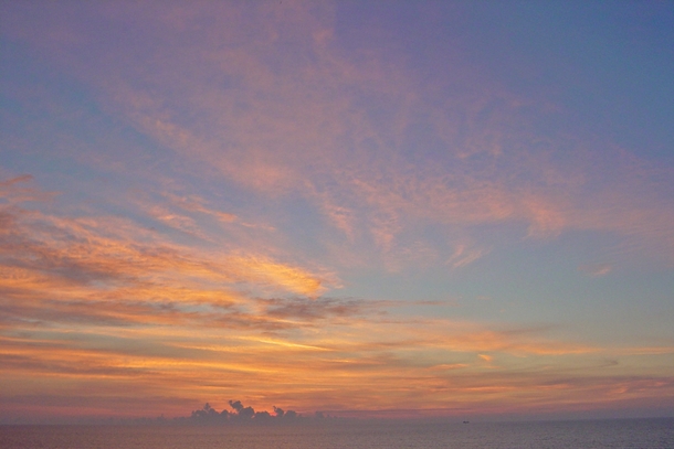 Sunrise over Virginia Beach August   