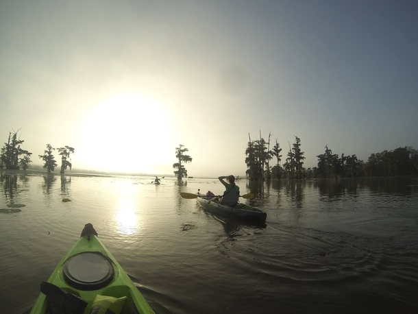 Sunrise Paddle in South Louisiana  OC