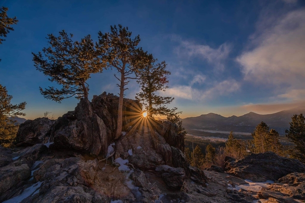 Sunrise Rocky Mountain National Park xOC
