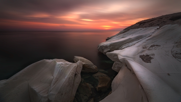 Sunset at Alamanos Beach Cyprus 