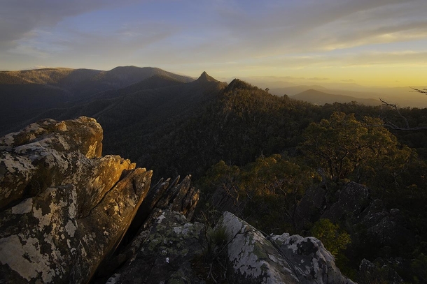 Sunset at Cathedral Ranges Victoria 