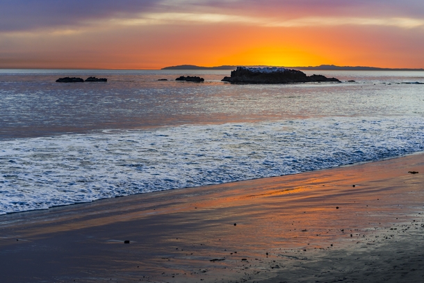 Sunset at Laguna Beach California  OC