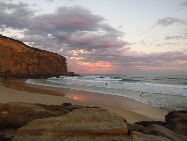 Sunset at Redhead Beach NSW Australia 