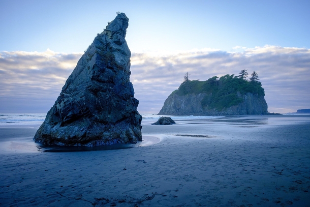 Sunset At Ruby Beach On the Olympic Peninsula 