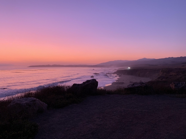 Sunset at San Simeno California USA 