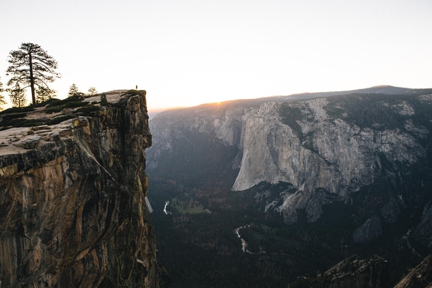 Sunset at Taft Point Yosemite 