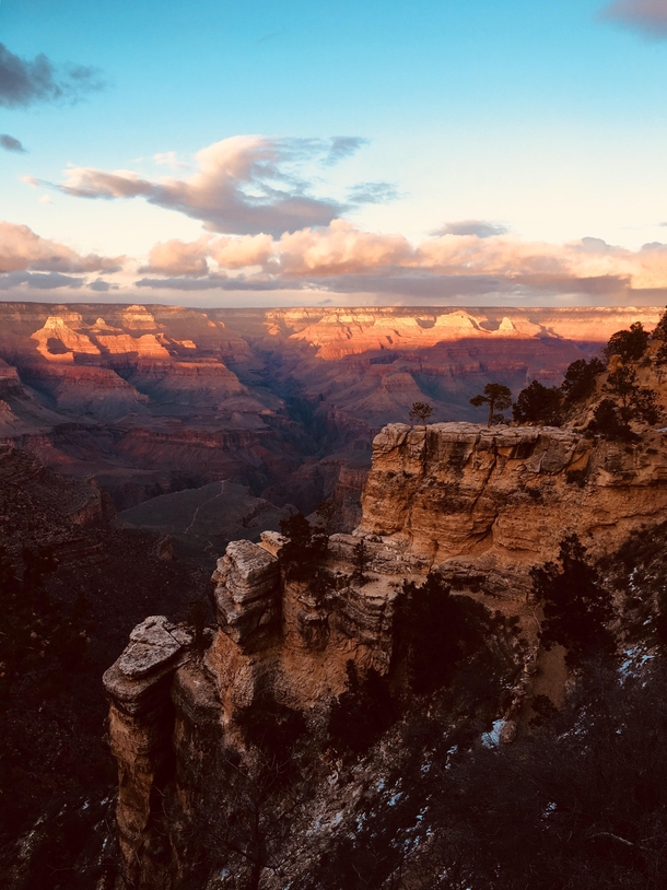 Sunset at the Grand Canyon from last winter 