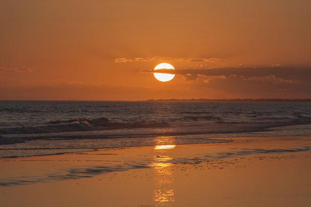 Sunset from Kiawah Island South Carolina
