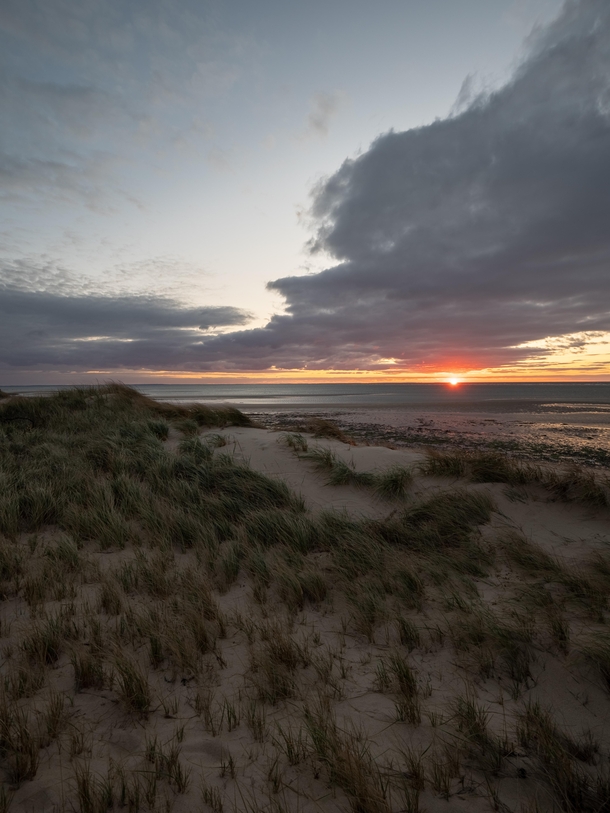 Sunset from the Dunes of Wellfleet Cape Cod 