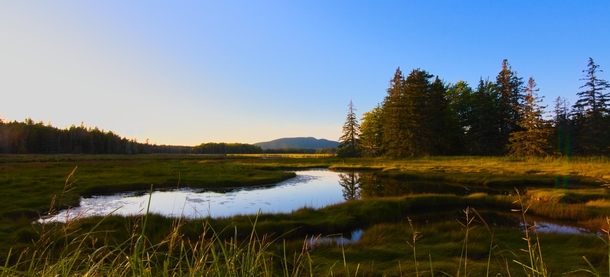 Sunset in Acadia Maine 