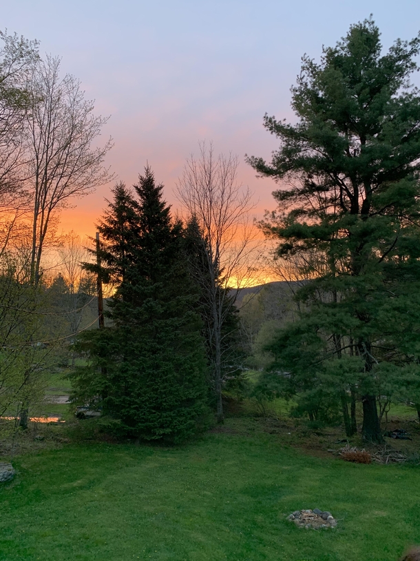Sunset in Catskills NY
