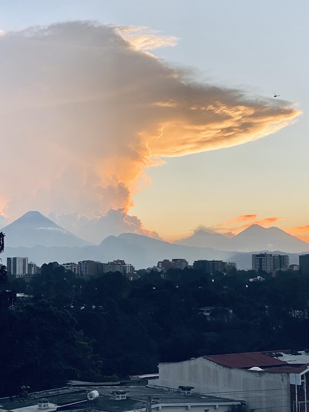 Sunset in Guatemala City