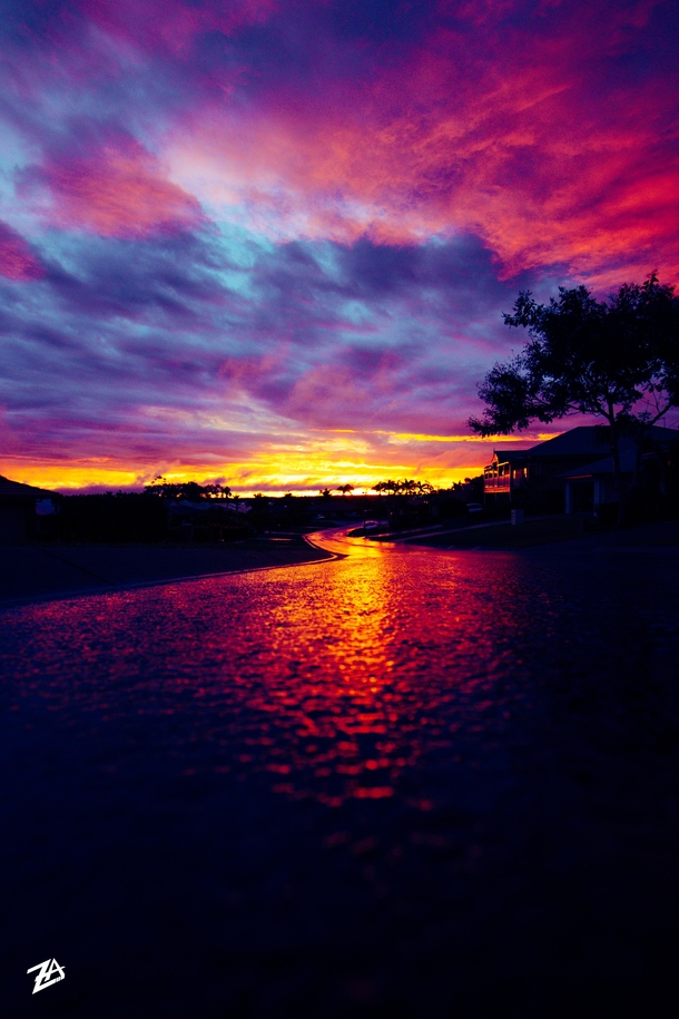 Sunset in Hervey Bay Queensland xOC