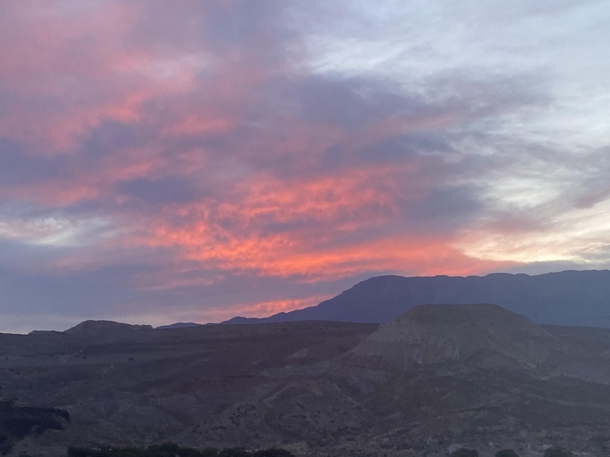 Sunset in LaVerkin Utah 