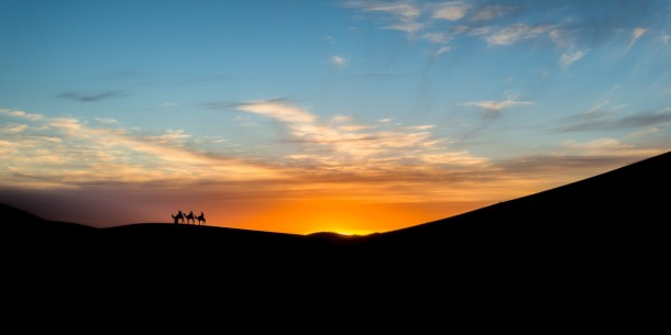 Sunset in Morocco 