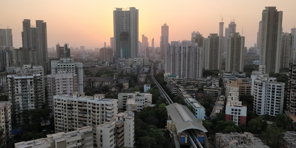 Sunset in Mumbai India