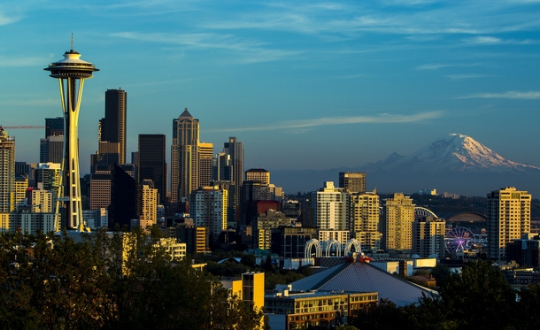 Sunset in Seattle  by Tiffany Arnim