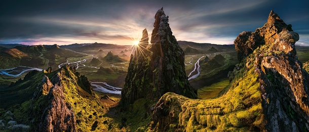 Sunset in the Icelandic Highlands  by Max Rive 