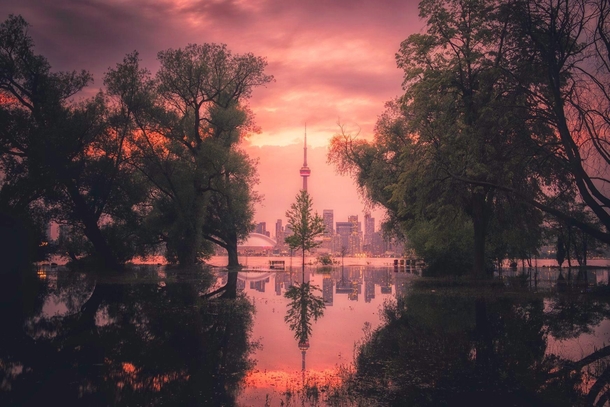 Sunset in Toronto  x