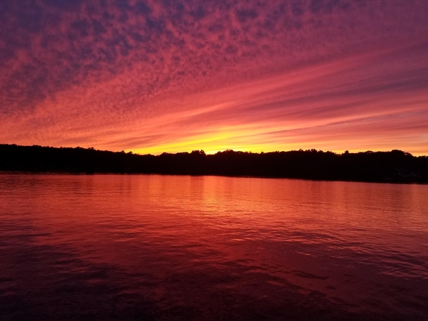 Sunset on the Reservoir