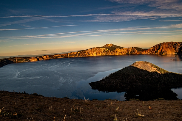 Sunset over Crater Lake 